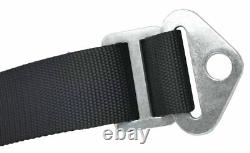 Off Road Side By Side 2 Seat Belt Harness Racing 4 Point Latch Black