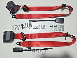 Old Bug Seat Belt 3 Point, Belt VW Beetle 1200 1300 1303 1303S Karmann Ghia PAIR