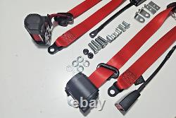 Old Bug Seat Belt 3 Point, Belt VW Beetle 1200 1300 1303 1303S Karmann Ghia PAIR