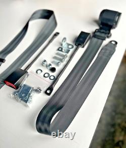 Old Bug Seat Belt 3 Point, Belt VW Beetle 1200 1300 1303 1303S Karmann Ghia PAIR