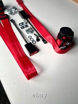 Old Bug Seat Belt 3 Point, Belt VW Beetle 1200 1300 1303 1303S Karmann Ghia PAIR