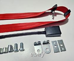 Old Bug Seat Belt 3 Point, Belt VW Beetle 1200 1300 1303 1303S Karmann Ghia PAIR