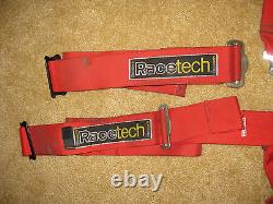 One Red RaceTech 6 Point FIA Racing Harness Seat Belt (USED) (for 1 seat)