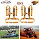 Orange Pair of 4 Point Harness Racing Seat Belt 2IN Padding For CanAm X3 YXZ UTV