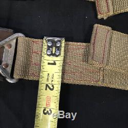 Original Aircraft Seat Belts Vintage Bomber Warbird Scta Harness Hot Rod Rat Nr