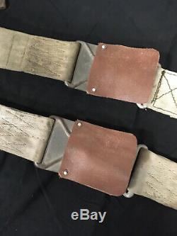 Original Aircraft Seat Belts Vintage Bomber Warbird Scta Harness Hot Rod Rat Nr