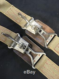 Original Aircraft Seat Belts Vintage Bomber Warbird Scta Harness Hot Rod Rat Nr