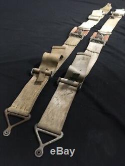 Original Aircraft Seat Belts Vintage Bomber Warbird Scta Harness Hot Rod Rat Nr