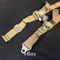 Original Aircraft Seat Belts Vintage Bomber Warbird Scta Harness Hot Rod Rat Nr