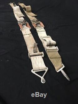 Original Aircraft Seat Belts Vintage Bomber Warbird Scta Harness Hot Rod Rat Nr
