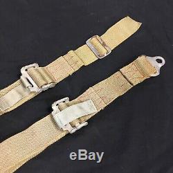 Original Aircraft Seat Belts Vintage Bomber Warbird Scta Harness Hot Rod Rat Nr