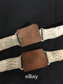 Original Aircraft Seat Belts Vintage Bomber Warbird Scta Harness Hot Rod Rat Nr