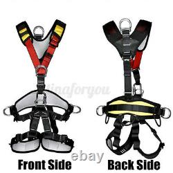 Outdoor Full/half Body Safety Rock Climbing Tree Rappelling Harness Seat Belt