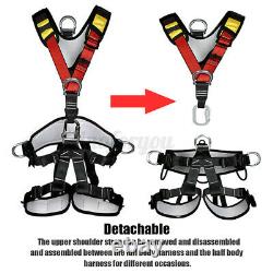 Outdoor Full/half Body Safety Rock Climbing Tree Rappelling Harness Seat Belt