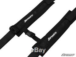 PAIR of 3 Point Seat Belts Harness 2 Polaris RZRS 800 XP900 RZR4 570 BLACK