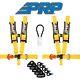 PRP (2) Yellow 5-Point Harness/Seat Belt Bypass/Clip in Kit For Yamaha YXZ1000R