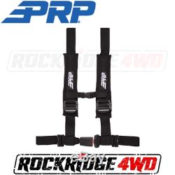 PRP 4 Point 2 Harness Seat Belt Automotive Style Latch Black XP 1000 Turbo RS1