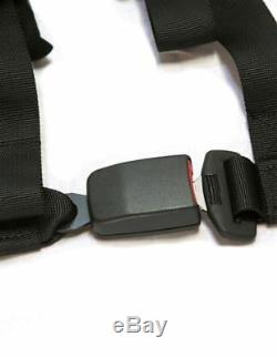 PRP 4 Point 2 Harness Seat Belt Pair Automotive Latch Hardware Red Maverick X3