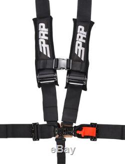 PRP 5 Point Harness 3 Pads Seat Belt SINGLE BLACK RZR XP Turbo 1000 RS1