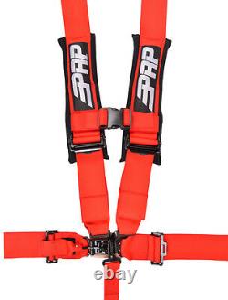PRP 5 Point Harness 3 Pads Seat Belt SINGLE RED RZR XP Turbo 1000 RS1