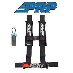 PRP Black 4-Point 3 Harness/Seat Belt Bypass Connector For Polaris & Can-Am