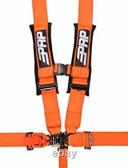 PRP Seats SB5.3O Orange 5-Point Adjustable Harness with 3 Belts and Sewn in Pads