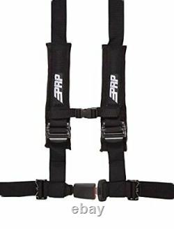 PRP Seats SBAUTO2 Black 4-Point Harness with 2 Adjustable Belts and Sewn in Pads
