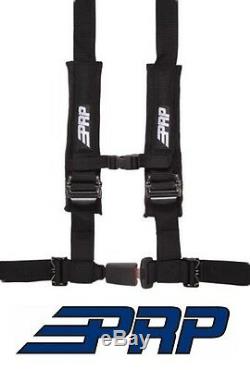 PRP Suspension Seat 4 Point 4.2 Safety Harness Belt Black for RZR & Universal