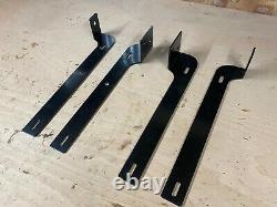 PSDesigns BMW E46/E36 inc M3 Harness Lap Belt / OEM Seat Belt Mount Brackets x2