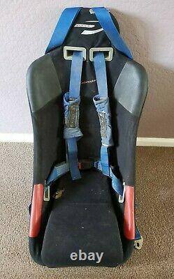 Pace Motorsport Car Racing Bucket Seat Chair with 3 Point Harness Seat Belt Mini