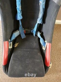 Pace Motorsport Car Racing Bucket Seat Chair with 3 Point Harness Seat Belt Mini