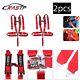 Pair 5 Point Racing Harness Safety Seat Belt Quick Release 3 Padding ATV UTV