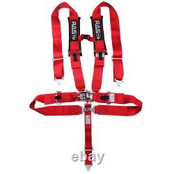 Pair 5 Point Racing Harness Safety Seat Belt Quick Release 3 Padding ATV UTV