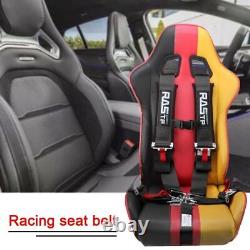 Pair 5 Point Racing Harness Safety Seat Belt Quick Release 3 Padding ATV UTV