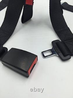 Pair Polaris RZR 4 Point Harness with 2 Thick Padding & RZR Seat Belt Bypass