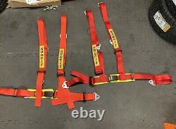 Pair Sabelt 4 Point Harnesses Seat Belt Buckle