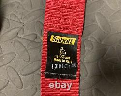 Pair Sabelt 4 Point Harnesses Seat Belt Buckle