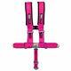 Pink Race H Harness Seat Belt 5 Point 2 Pad Sand Rail 2x2 Longtravel Buggy