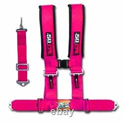 Pink Race H Harness Seat Belt 5 Point 2 Pad Sand Rail 2x2 Longtravel Buggy