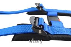 Polaris Rzr 2 Seat Belt Harness Race Harness 4 Point Latch Type Blue Polaris Rzr 2 Seat Belt Harness Race Harness 4 Point Latch Type Blue