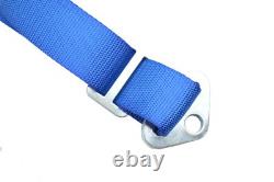 Polaris Rzr 2 Seat Belt Harness Race Harness 4 Point Latch Type Blue