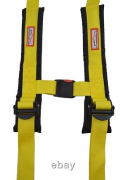 Polaris Rzr 800 2 Seat Belt Harness New Race Harness Latch Type Yellow