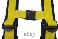 Polaris Rzr 800 2 Seat Belt Harness New Race Harness Latch Type Yellow
