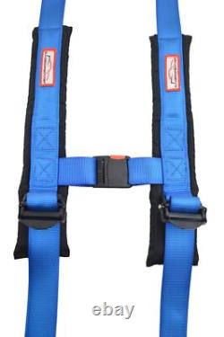 Polaris Rzr 800 2 Seat Belt Harness Race Harness Latch Type Blue
