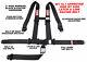 Polaris Rzr Sfi 16.1 Seat Belt Harness Race Harness 5 Point Latch Type Black