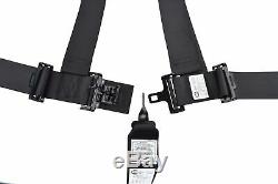 Polaris Rzr Sfi 16.1 Seat Belt Harness Race Harness 5 Point Latch Type Black