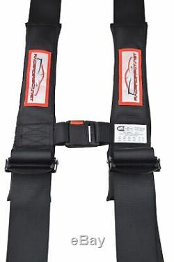 Polaris Rzr Sfi 16.1 Seat Belt Harness Race Harness 5 Point Latch Type Black