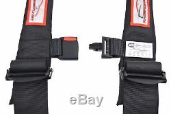 Polaris Rzr Sfi 16.1 Seat Belt Harness Race Harness 5 Point Latch Type Black