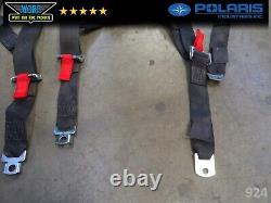Polaris Rzr Sub Zero Utv Seat Belts 4 Point Click Harnesses Front Rear Set