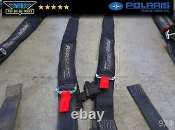 Polaris Rzr Sub Zero Utv Seat Belts 4 Point Click Harnesses Front Rear Set
